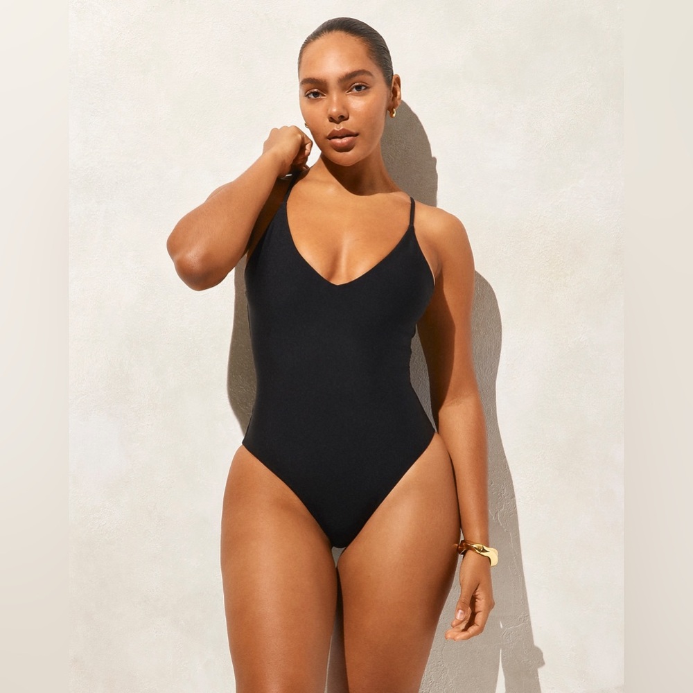 J Crew Long-torso Lana one-piece in Classic Sculpt™ CI371